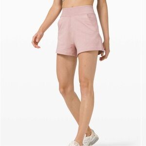 Lululemon LA Sweat Short Mink Berry Speckled Pink